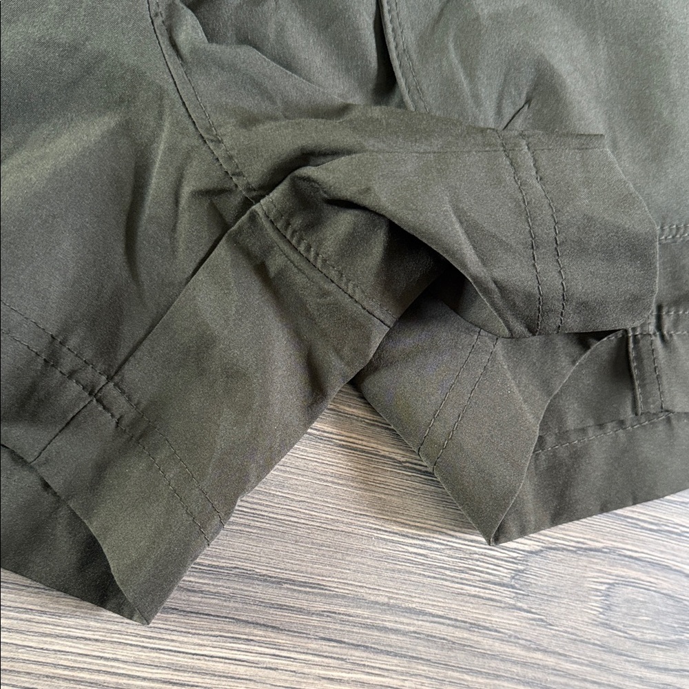 Olive Green Women's Athletic Shorts - Picture 5 of 9